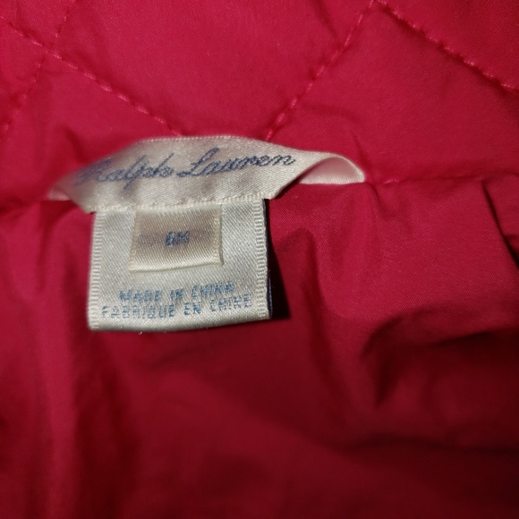 Ralph Lauren baby girl quilted jacket - Picture 3 of 8